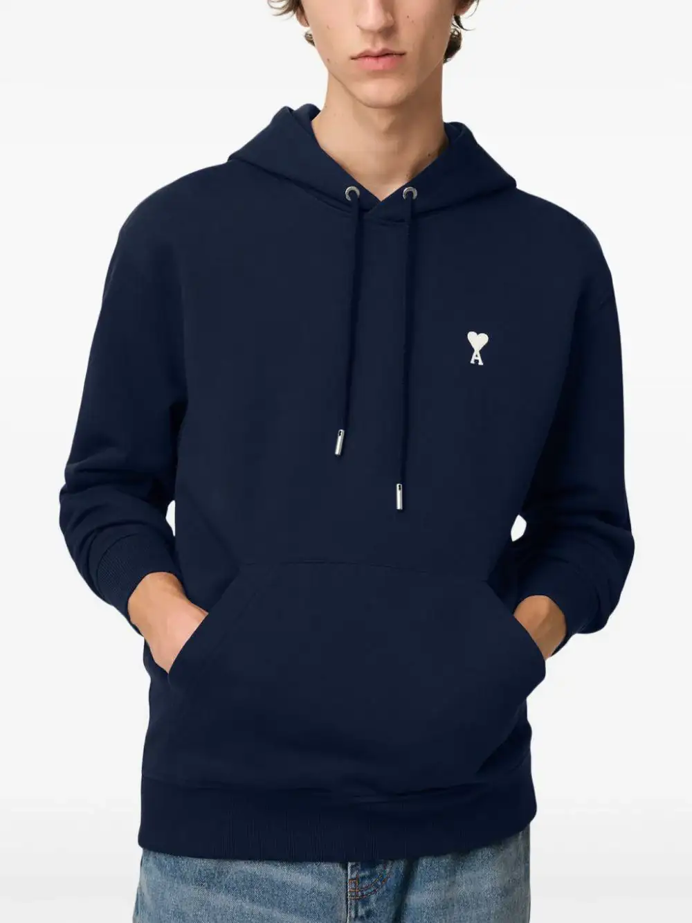 Sudadera Ami Paris Hoodie Off White Ami de Coeur - Image 5