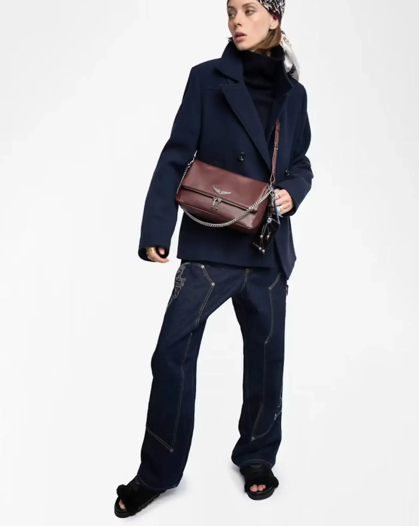 Bolso Zadig & Voltaire Rocy II Grained Leather - Image 7