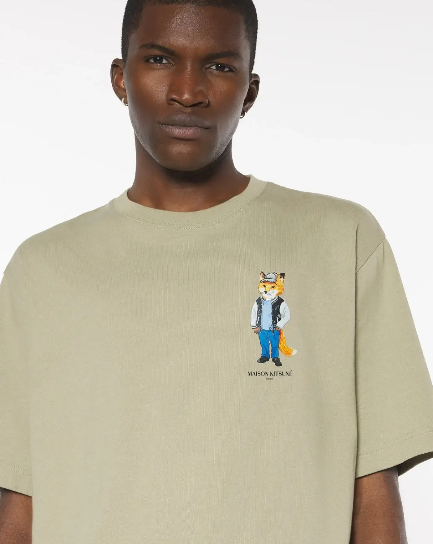 Camiseta Maison Kitsune Dressed Fox - Image 4