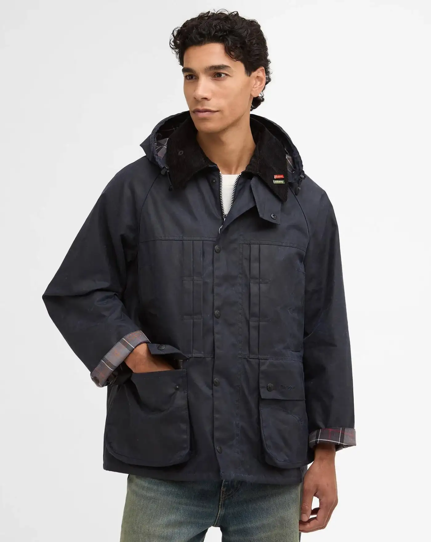 Chaqueta Barbour x Levi's Oversized Bedale Waxed Jacket - Image 2