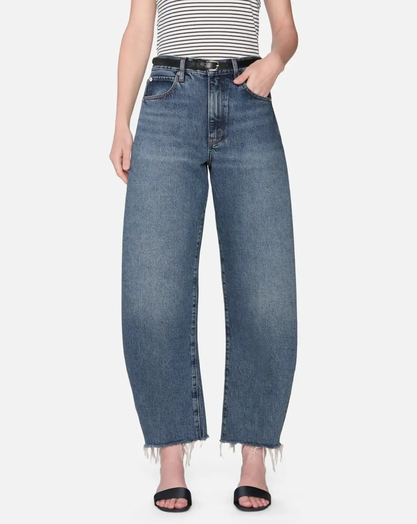 Denim Frame The Bubble Crop Knock Out - Image 2