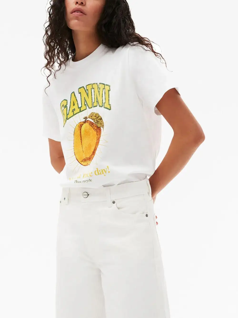 Camiseta Ganni Lemon - Image 7