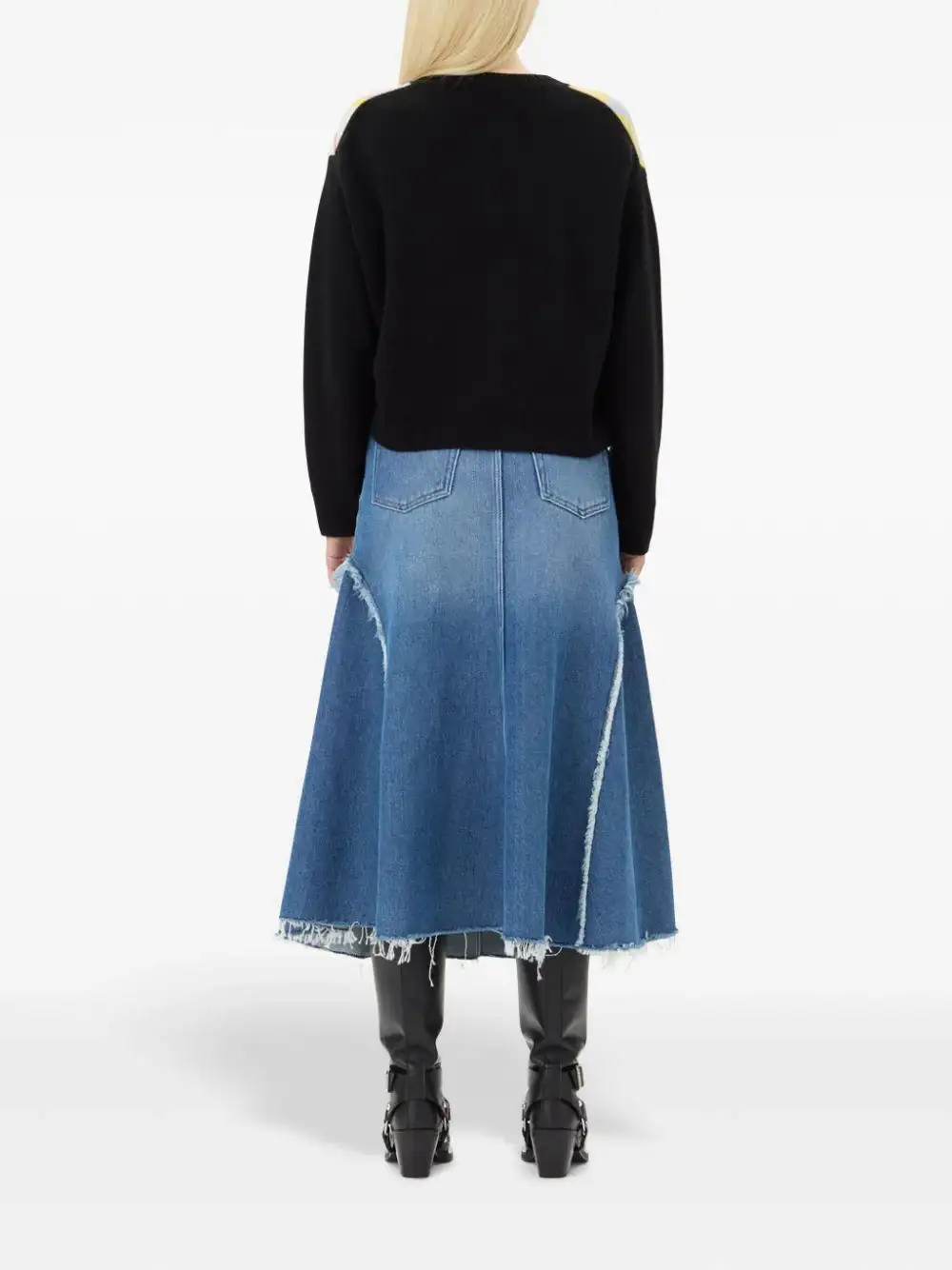 Falda Ganni Heavy Denim - Image 4