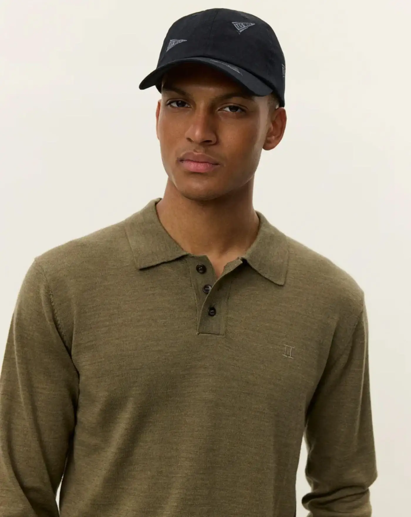 Jersey Les Deux Greyson Merino Polo Knit - Image 5