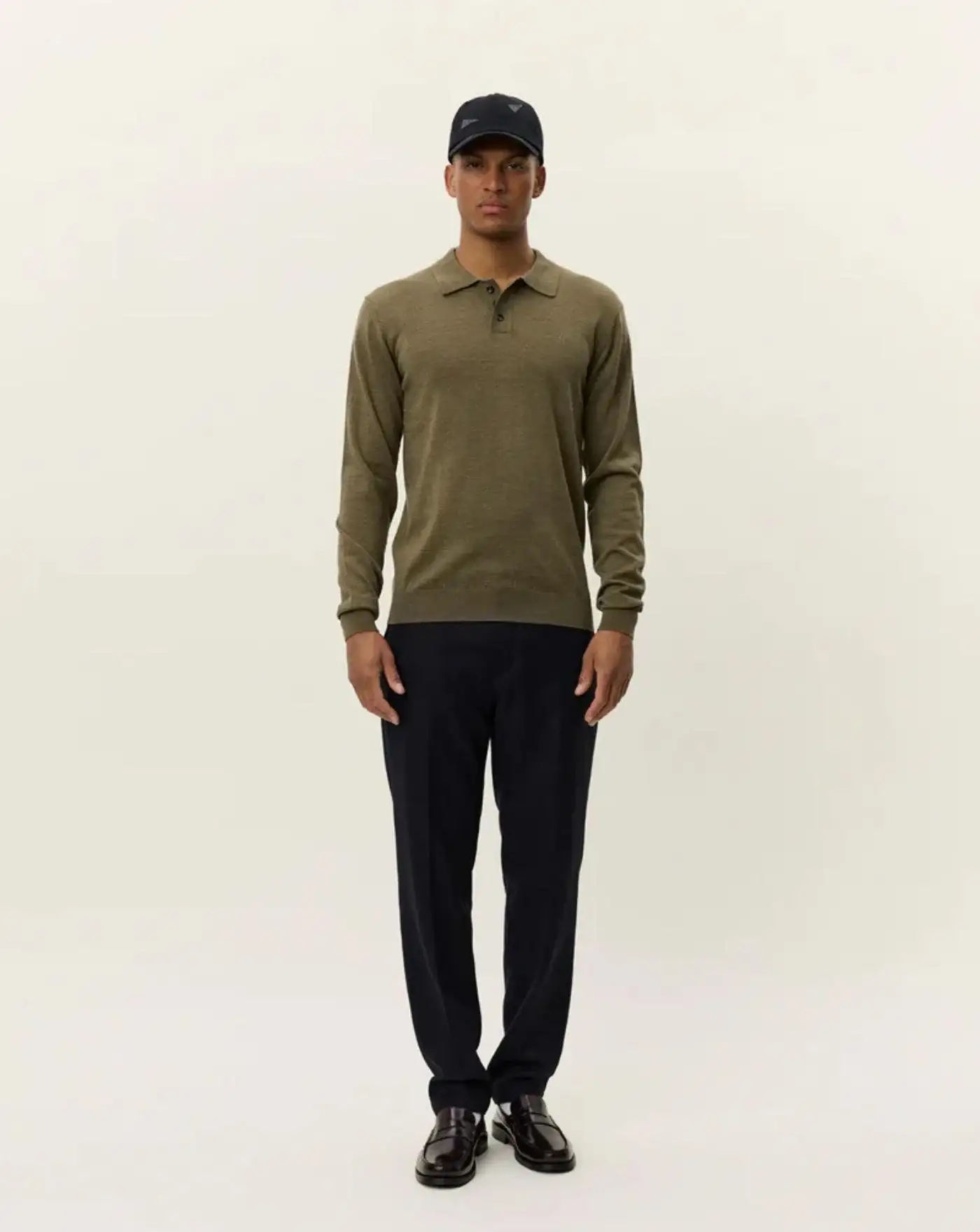 Jersey Les Deux Greyson Merino Polo Knit - Image 6
