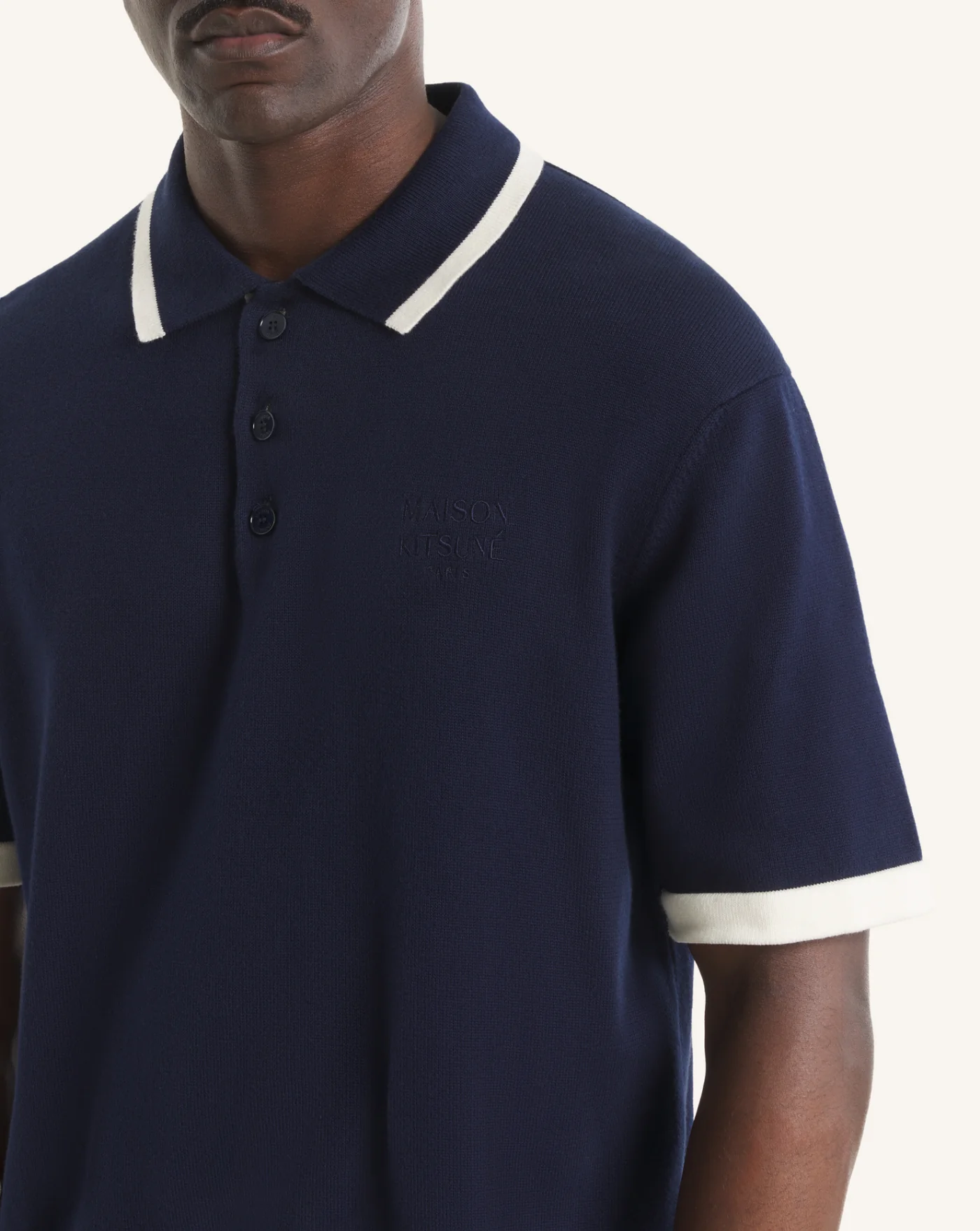 Polo Maison Kitsune Cotton Knitted - Image 6