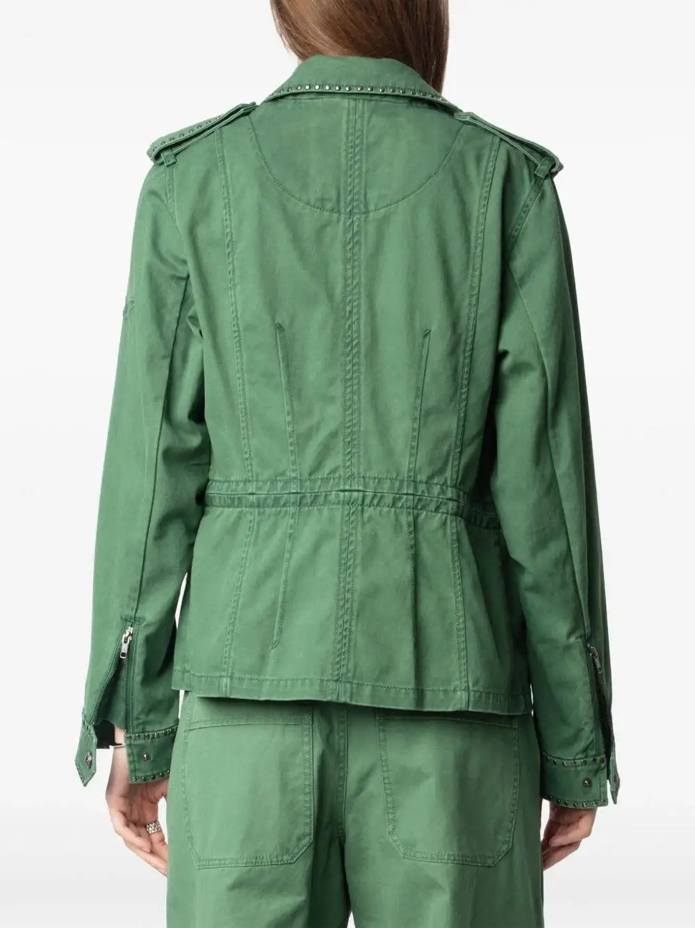 Chaqueta Zadig & Voltaire Klimi Cotton Lave Studs - Image 9