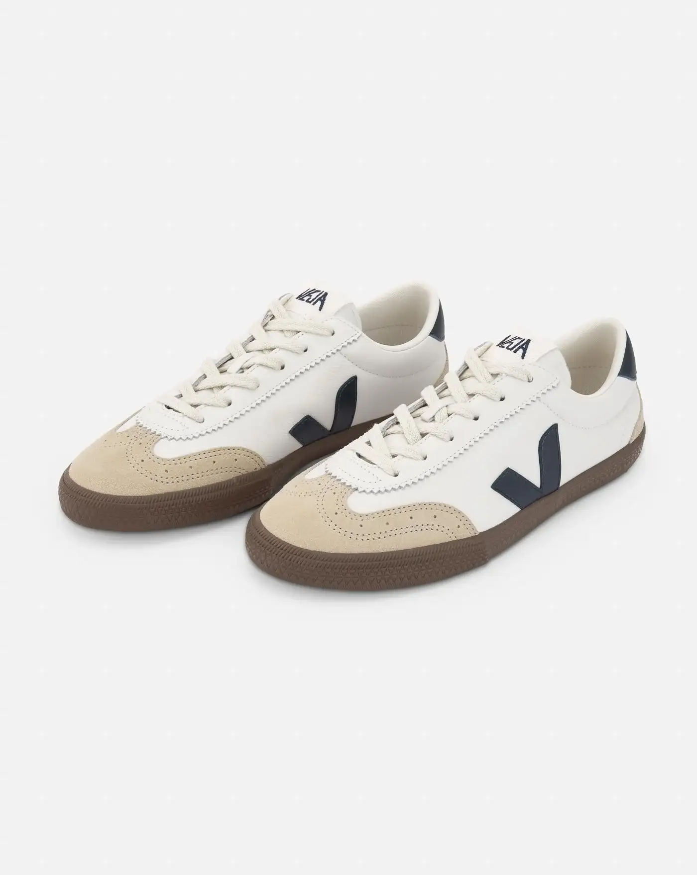 Zapatillas Veja Volley O.T Leather White Nautico Bark - Image 3